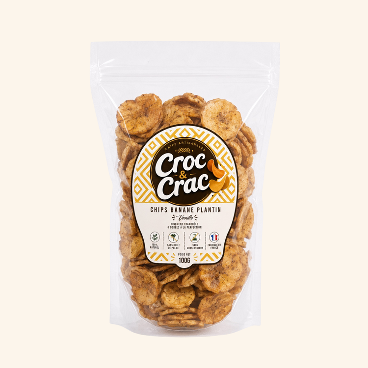 Chips Banane Plantin - Vanille